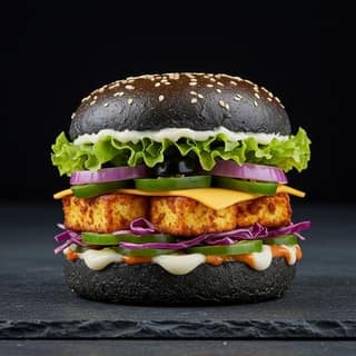 Paneer Salad Burger