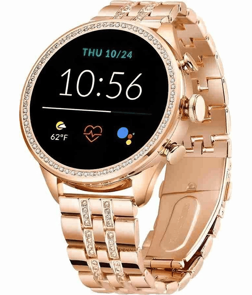 High Quality Gen9 Bluetooth Calling Touchscreen with Fitness Health Sports Music Extra Pink STRAP
