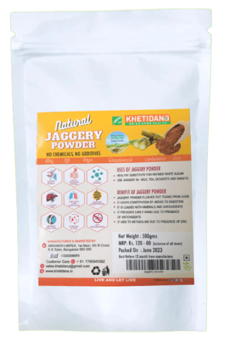 Natural Jaggery Powder 500Gms