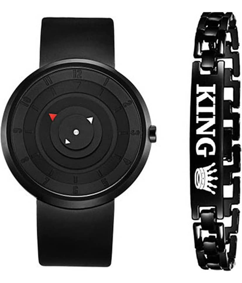 Trex Black Silicon Analog Men's Watch