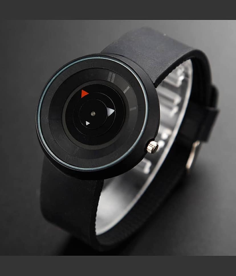 Trex Black Silicon Analog Men's Watch view 2
