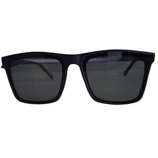 UV Protection Retro Square Sunglasses (For Men, Grey)