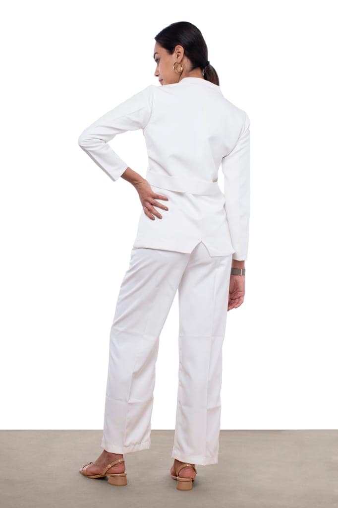 CLASSIC OVERLAP BLAZER CO-ORD SET view 4