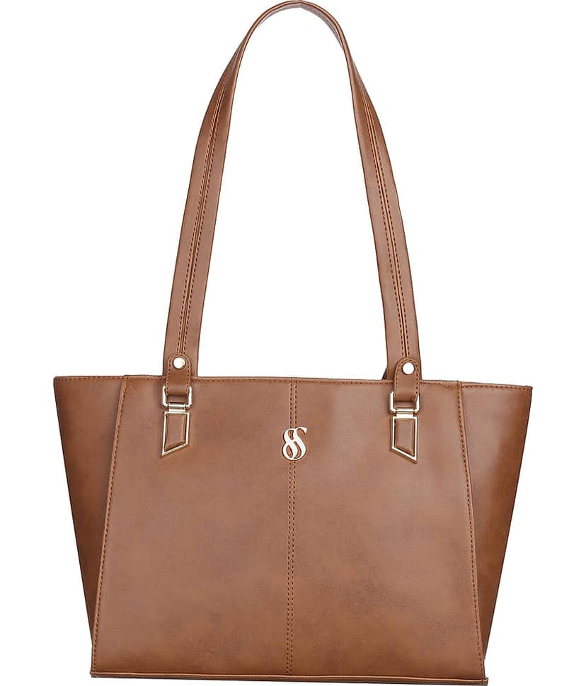 Fostelo Maroon Faux Leather Shoulder Bag