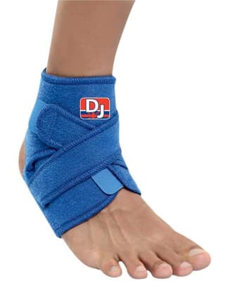 Ezyfit Neoprene Ankle Support Compression Brace for Injuries, Pain Relief, Sprained Ankle & Recovery | Ankle Protection Guard | Ankle Band For Men & Women