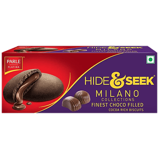 Parle Platina Hide & Seek Milano - Choco Filled Cocoa Rich Biscuits, 75 G