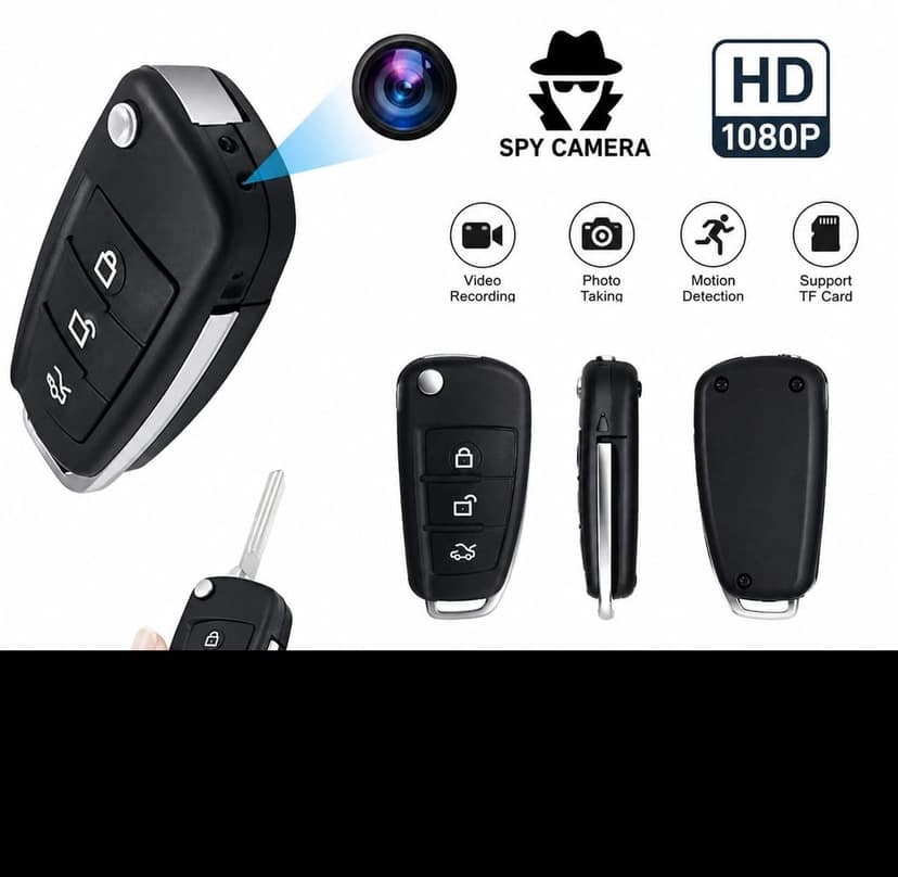 Spy Car Keychain