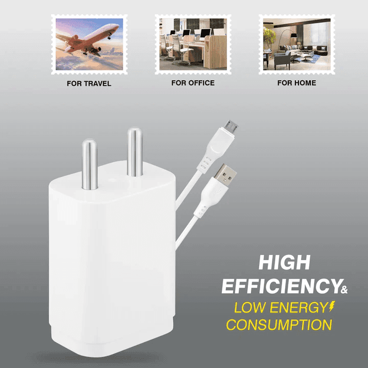 ERD TC-221 USB-A QC Charger With Micro Cable view 8