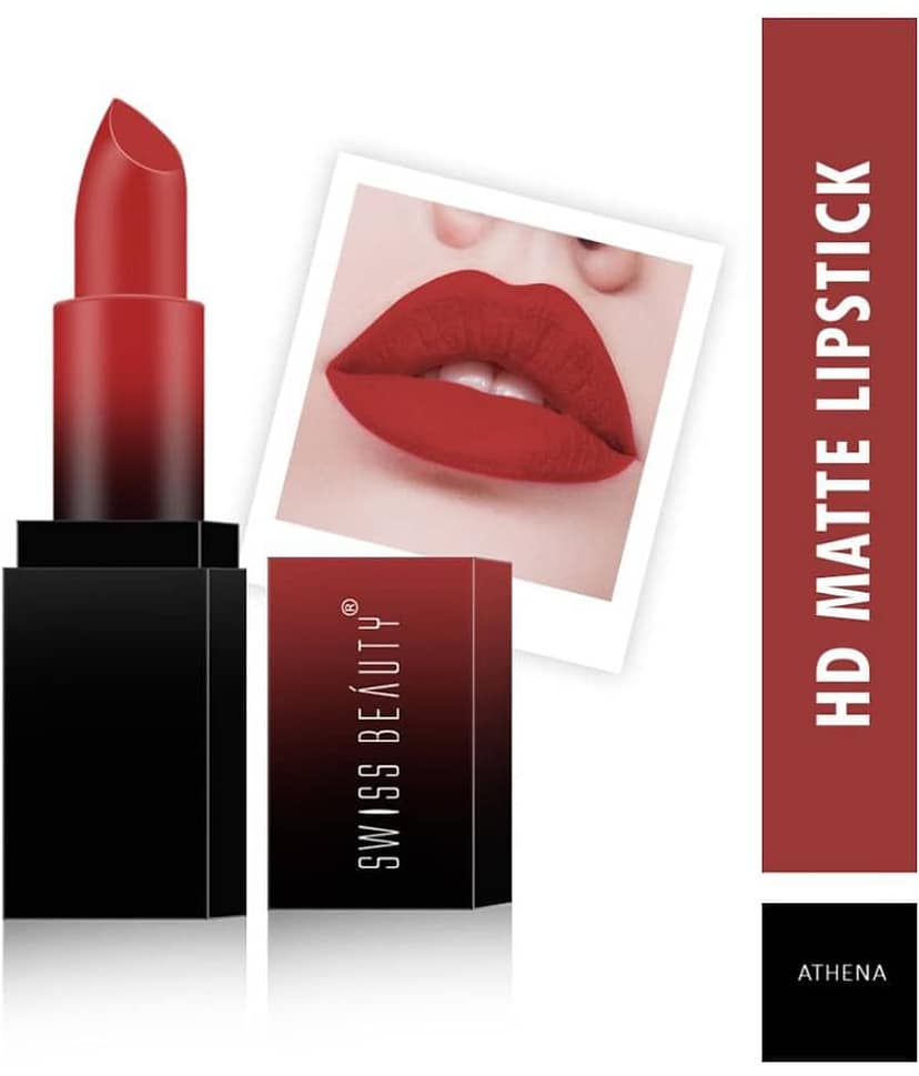 Swiss Beauty HD Matte Lipstick (Attitude), 3.5gm