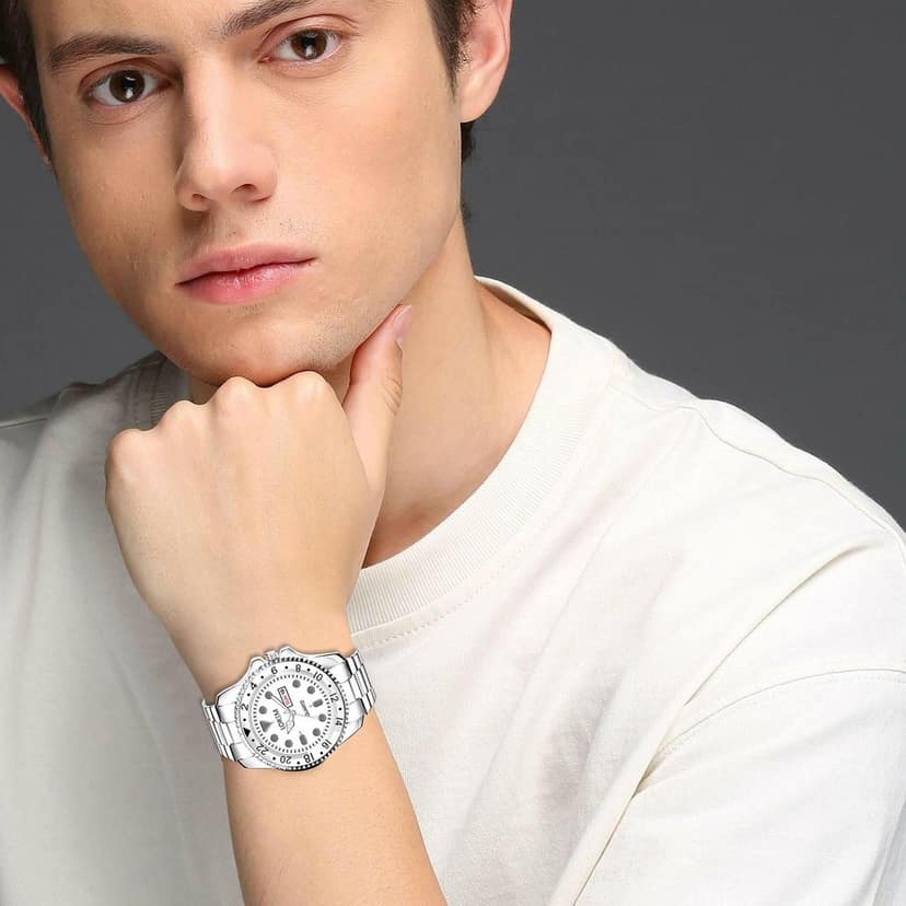 LOREM Black Day-Date Function Casual Analog Watch for Men LR129-UF view 6