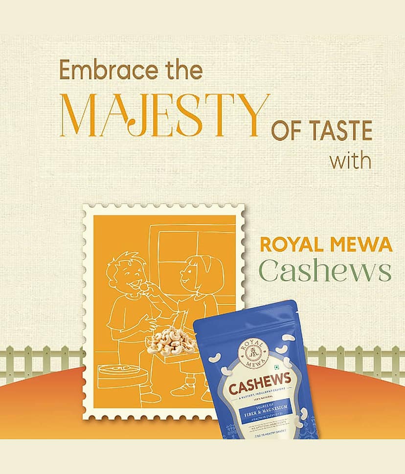 Royal Mewa Cashew nut (Kaju) 500gm view 3