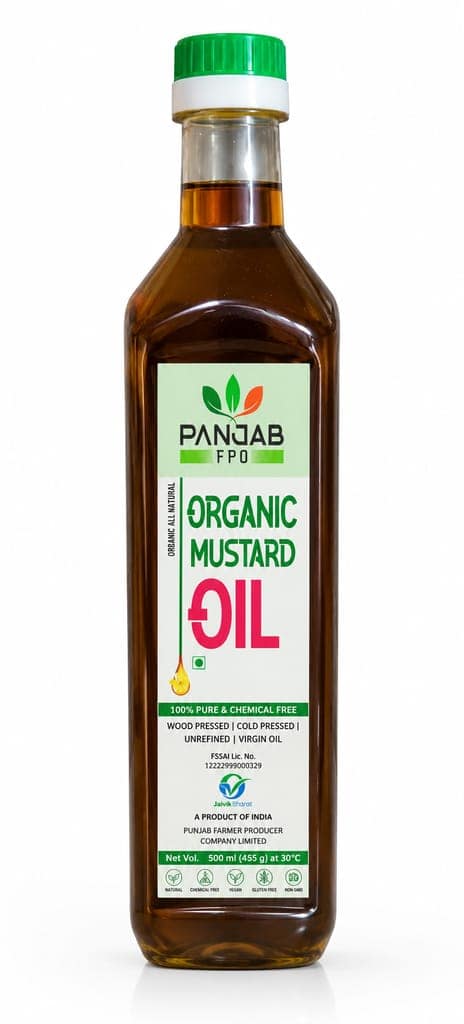 Punjab FPO Organic Mustard Oil, 1L