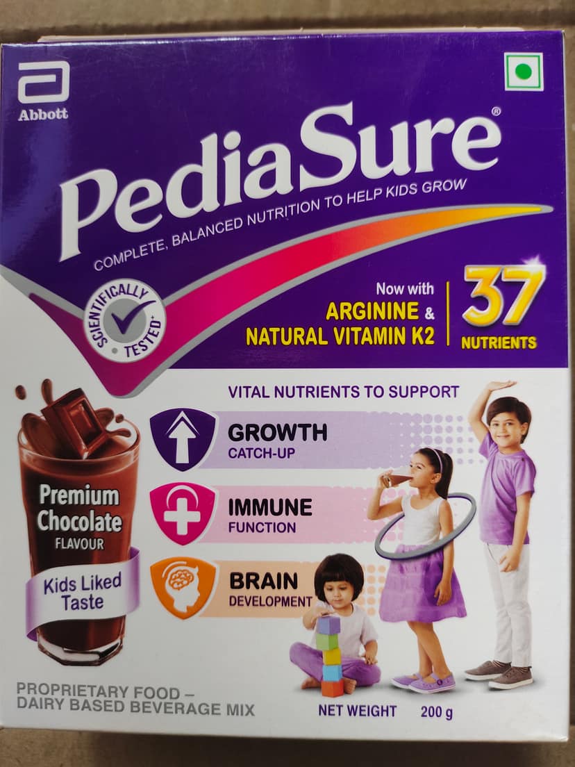 Pediasure Specialised Nutrition Drink Powder For Growing Children - premium Chocolate Flavour,