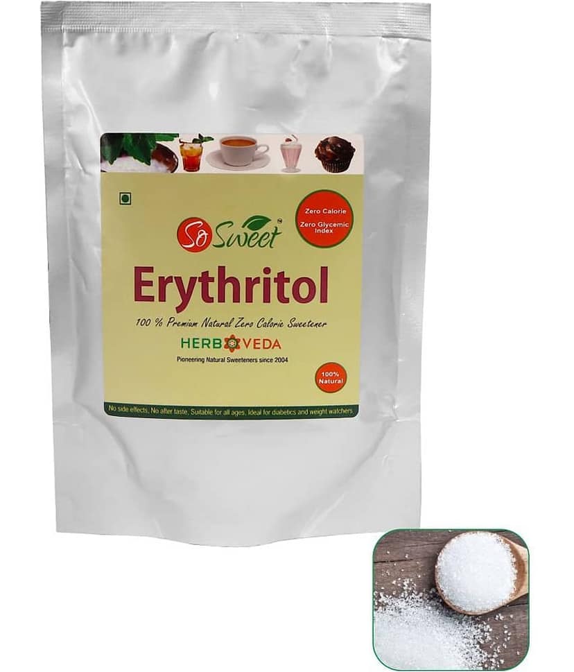 So Sweet Erythritol 250gm and Xylitol 250gm Sugarfree 100% Natural Sweetener view 5