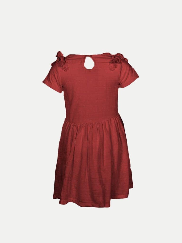 Teen Girls Solid Dress view 4