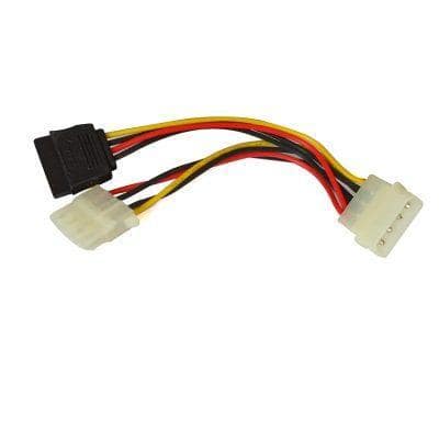 SATA Power Y Splitter Cable 1 Female to 2 Male 15-Pin for HDD/SSD/ODD