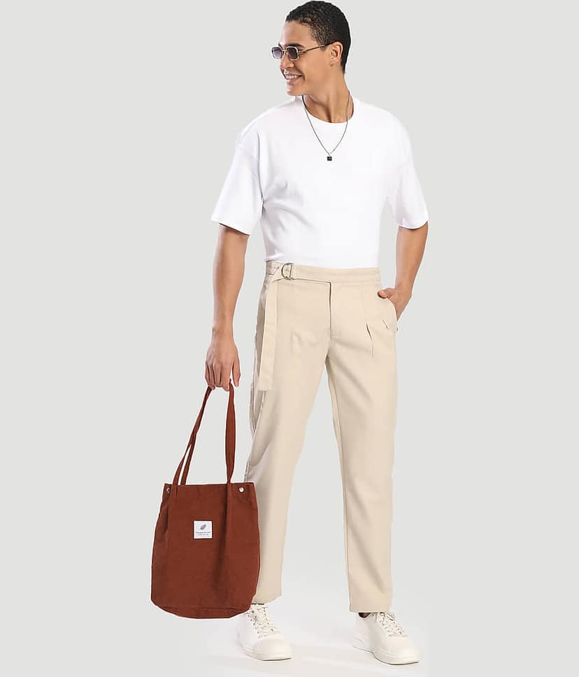 Bene Kleed Relax Men's Chinos - Beige ( Pack of 1 ) view 7