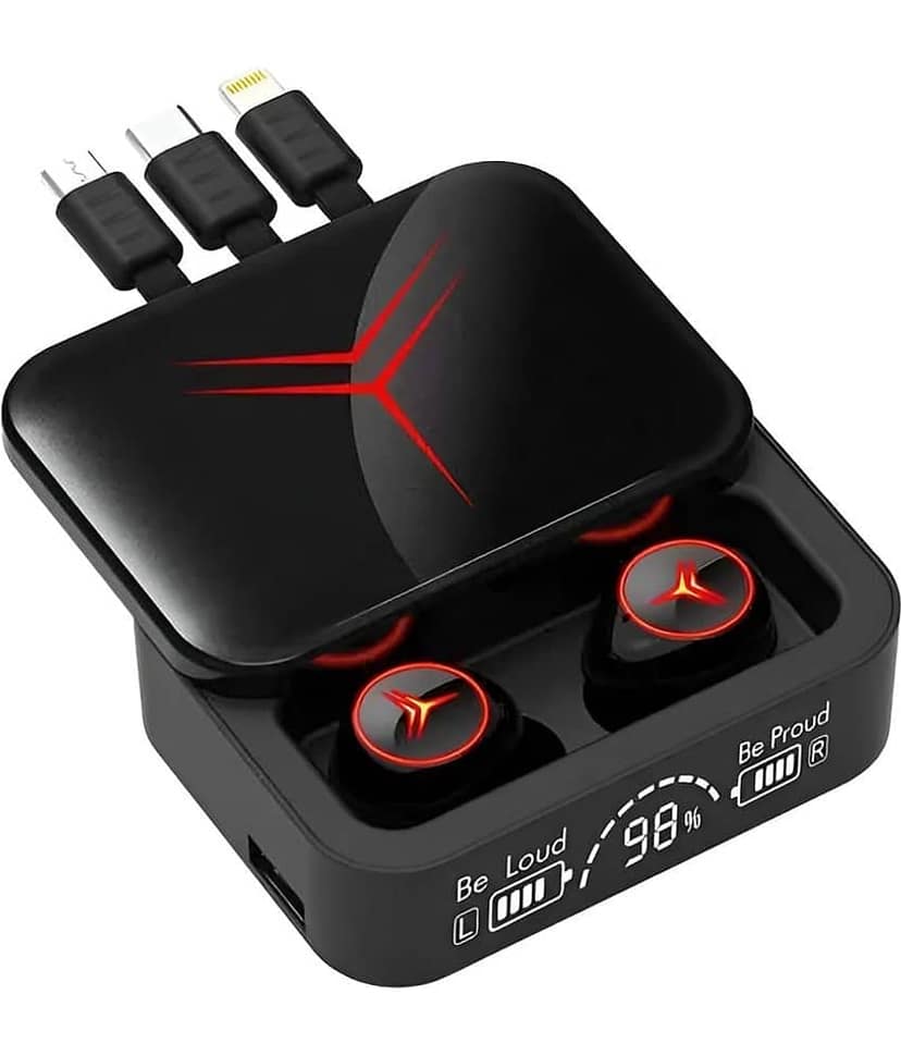 COREGENIX M88 Gaming Earbud Bluetooth True Wireless (TWS) In Ear 12 Hours Playback Powerfull bass IPX5(Splash & Sweat Proof) Black