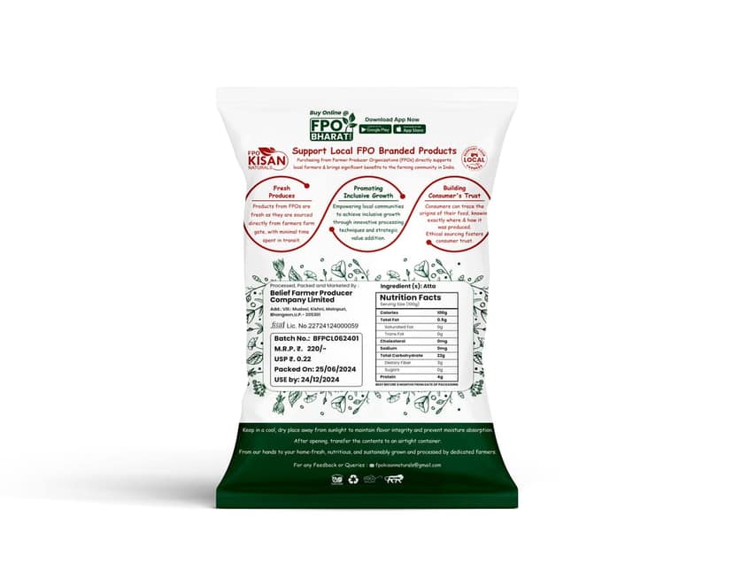 FPO KISAN NATURALS ATTA view 3