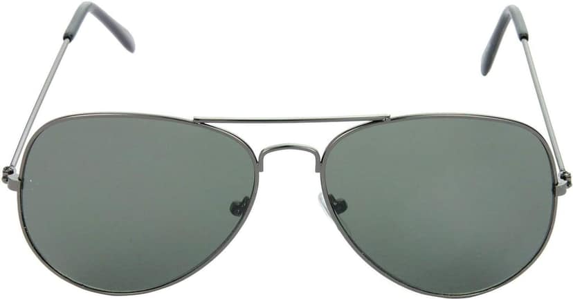 HRINKAR Unisex Pilot Sunglasses Grey Frame, Pink & Green Lens (Medium) - Pack of 2 view 3