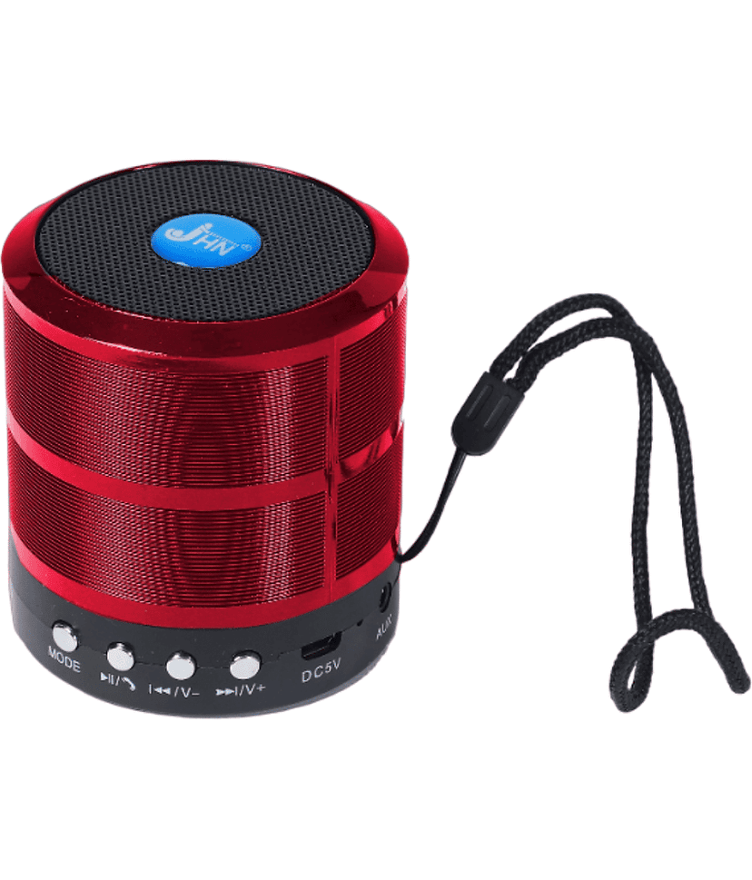 jhn JHN-887 5 W Bluetooth Speaker Bluetooth v5.0 with USB,SD card Slot Playback Time 4 hrs Gold