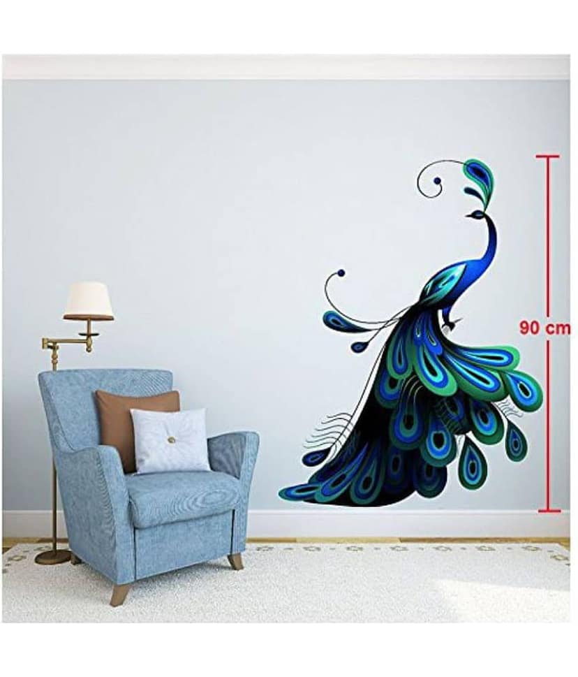 Asmi Collection animal Animals Sticker ( 100 x 100 cms ) view 2