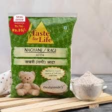 TASTE FOR LIFE NACHNI ATTA 500GM