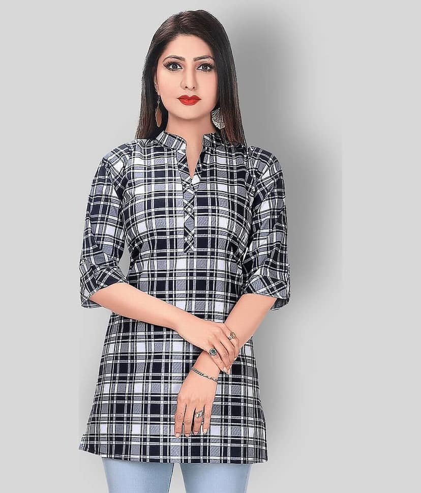 Cotton Short Kurti For Women (Pack of 1)