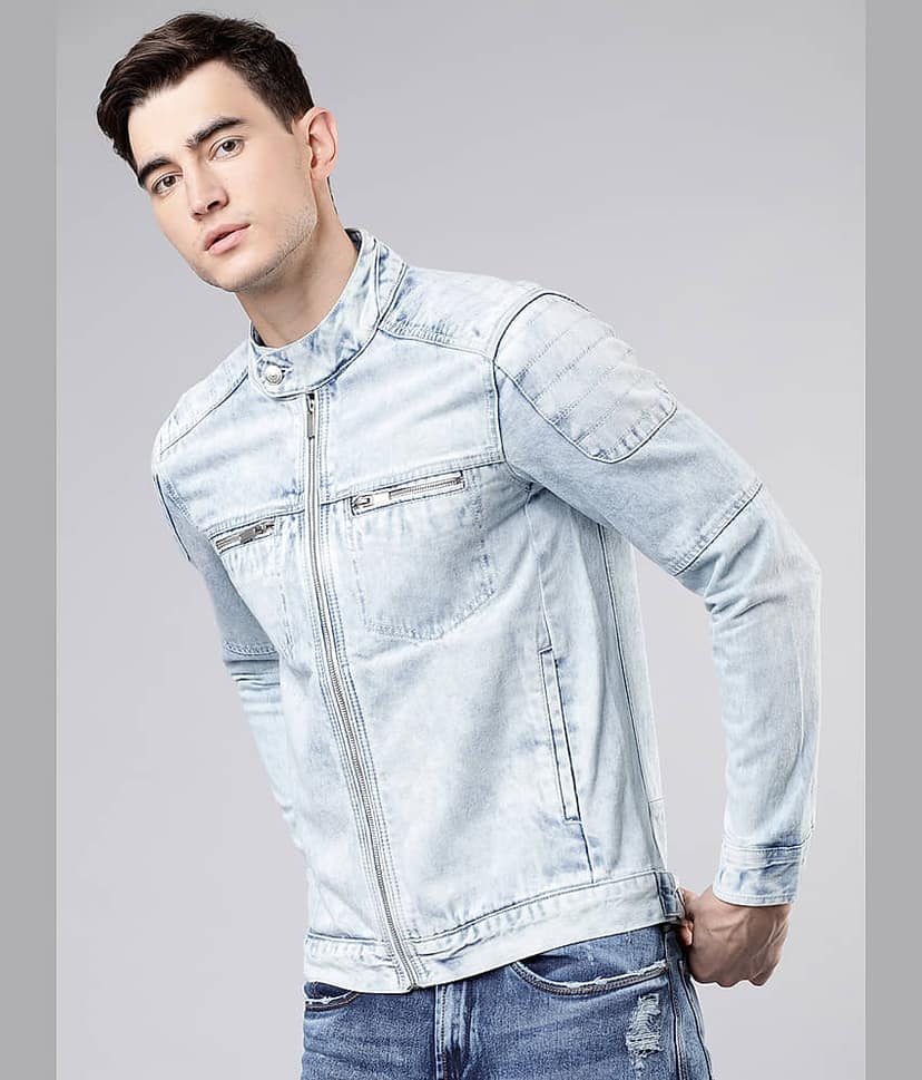 Highlander Cotton Men's Denim Jacket - Light Blue ( Pack of 1 ) view 2