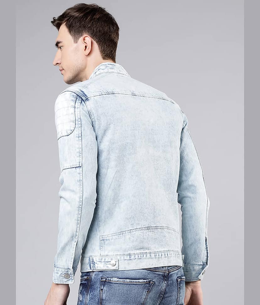 Highlander Cotton Men's Denim Jacket - Light Blue ( Pack of 1 ) view 3