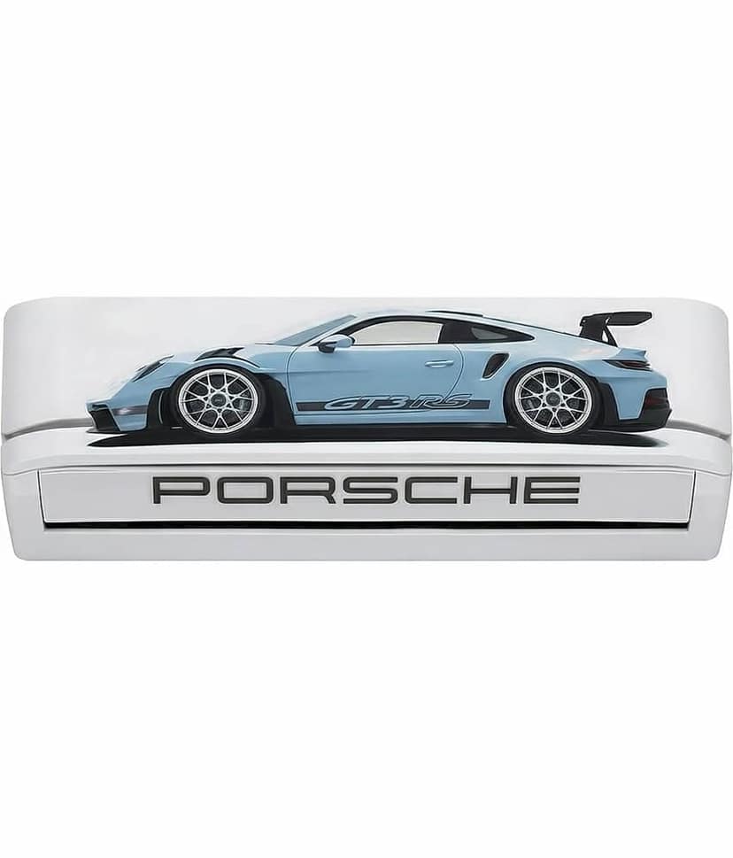 Porsche GT3 RS Car Sticker for AC, Porsche Split Ac Stickers, Air Conditioner Sticker, car Stickers Fit for All Models Self Adhesive Sticker (Pack of 1)