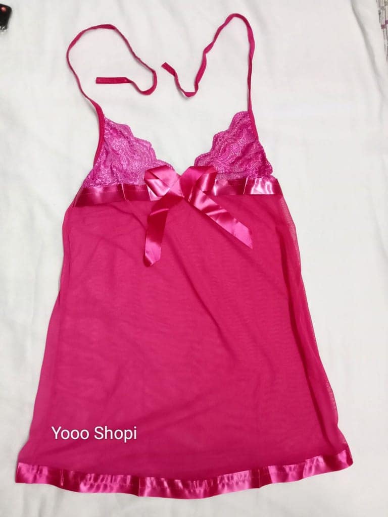 Good night lingerie Sleepwear babydoll dress view 3