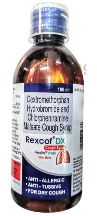 Rexcof DX Cough Syrup 100 ML