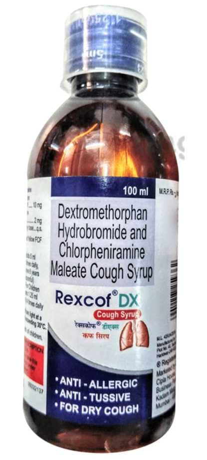 Rexcof DX Cough Syrup 100 ML