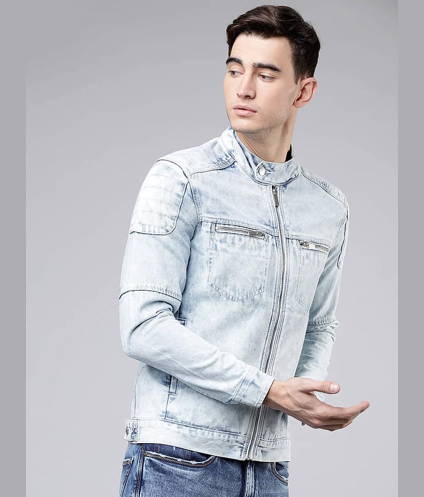 Highlander Cotton Men's Denim Jacket - Light Blue ( Pack of 1 ) view 6