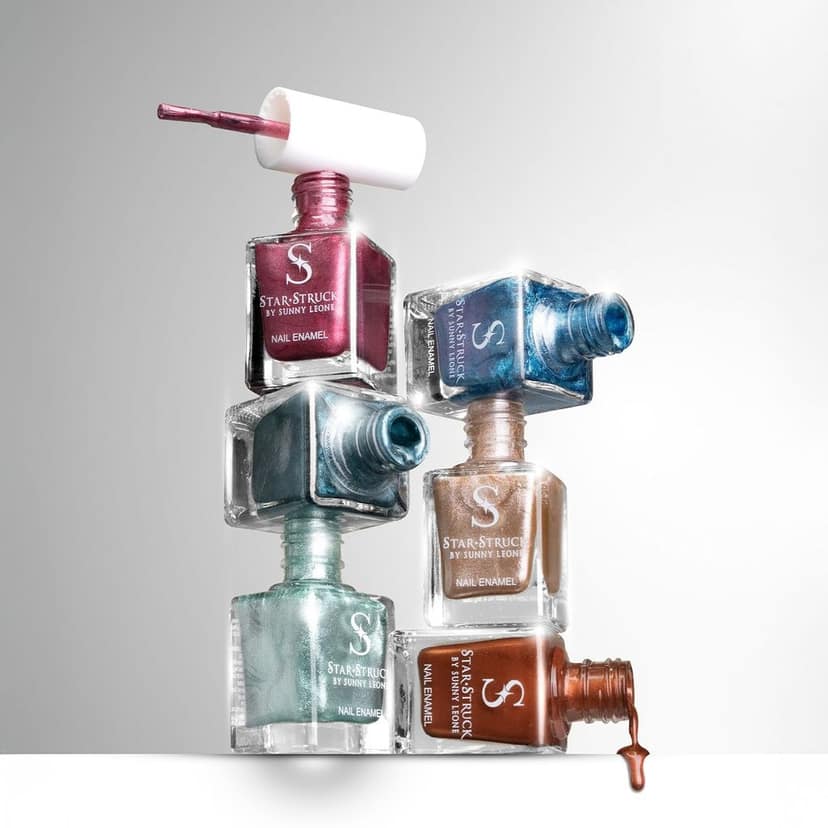 StarStruck by Sunny Leone - Copper Crush - Shimmer Nail Polish | Sparkling Finish & Smooth Application | Vegan & Cruelty-Free view 4