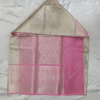 Bridal Tissue Cotton Saree with Blouse