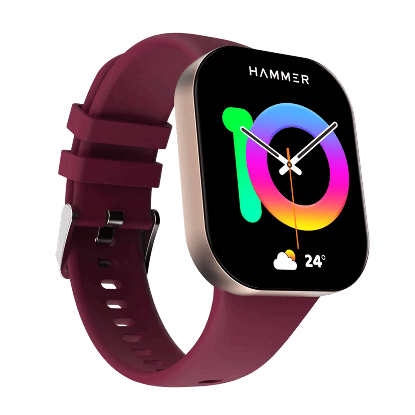 Hammer Robust 1.96" Amoled Display Smartwatch With Bluetooth Calling view 3