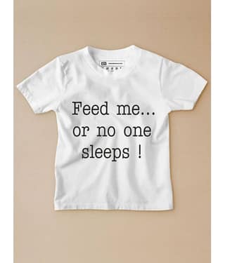 Be Awara Pack of 1 Boys Cotton T-Shirt ( White )