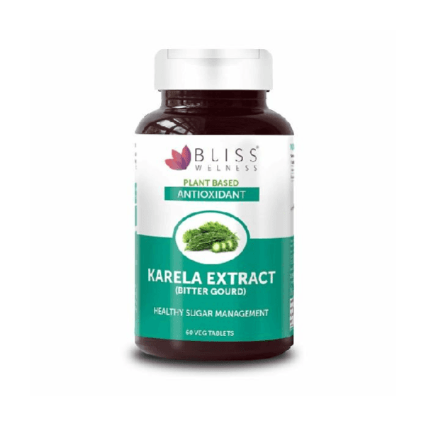 Bliss Welness Antioxidant Karela Extract 60 Veg Tablets