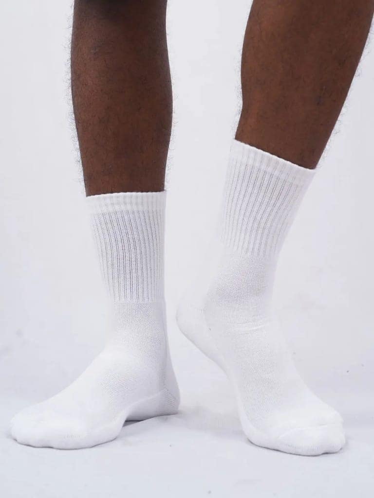 Comfort Socks for Work - Men and Women - Pack of 1(White) view 2