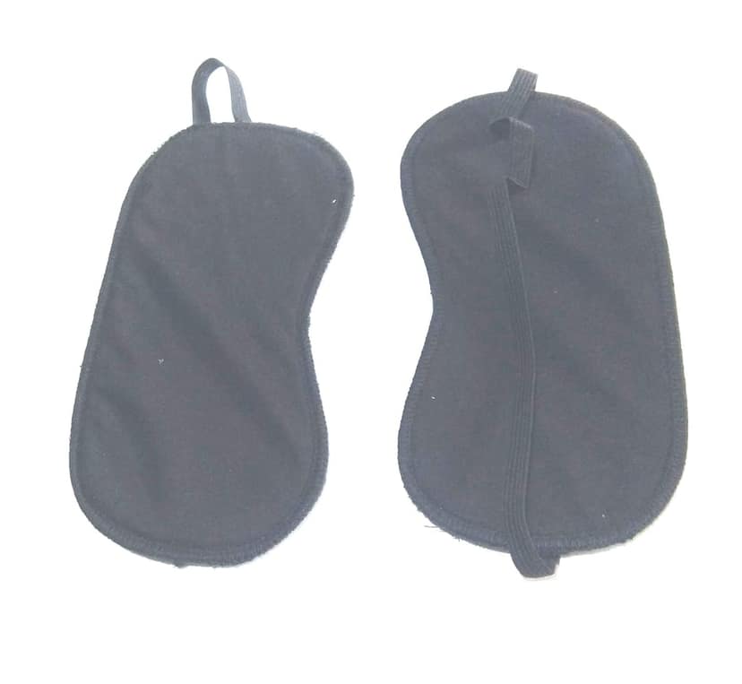Blindfold Eye Mask Travel Relax Sleeping Aid Shade Cover 2 Pic. Size- 18/7.5 cm