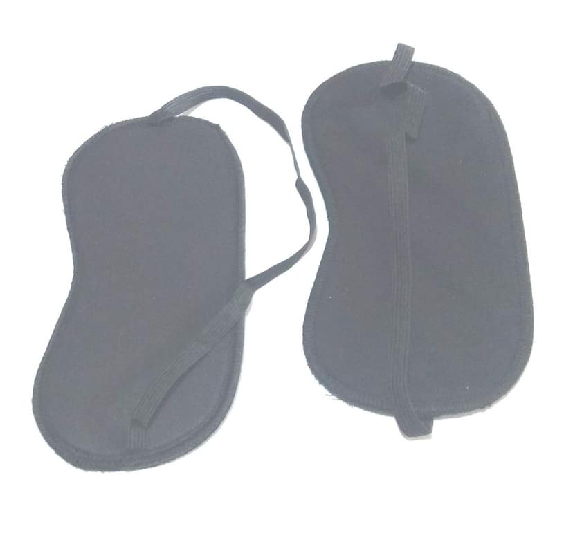 Blindfold Eye Mask Travel Relax Sleeping Aid Shade Cover 2 Pic. Size- 18/7.5 cm view 2
