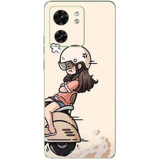 Yug Emporium Motorola Edge 40 Girl 9D (Back Cover, Multicolor)