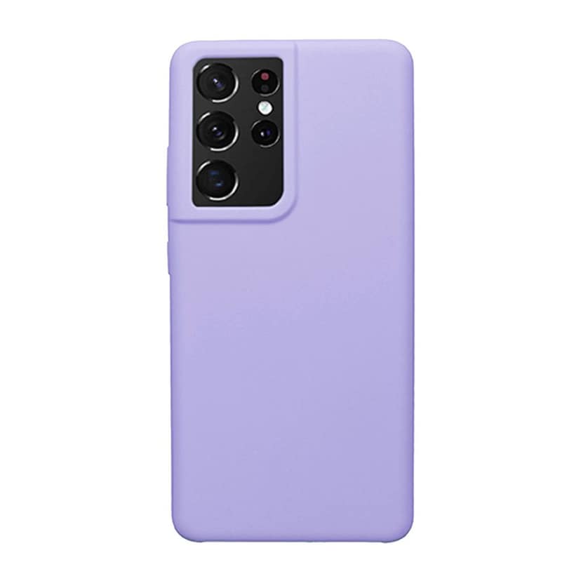 LIRAMARK Liquid Silicone Soft Back Cover Case for Samsung Galaxy S21 Ultra