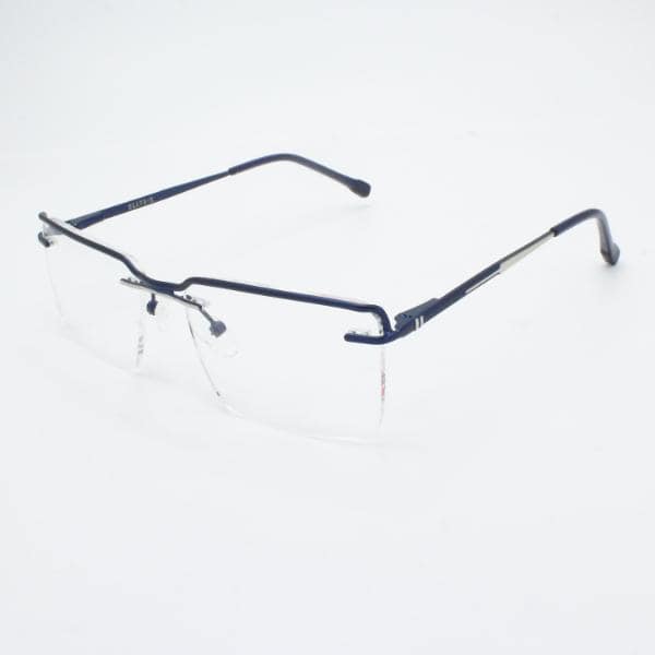 Lensoz Elite X Luxe Rimless Rectangle - Narrow - Master Blue