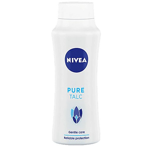 Nivea Pure Talcum Powder For Men & Women - Fragrance & Protection Against Body Odour, 100 g Bottle