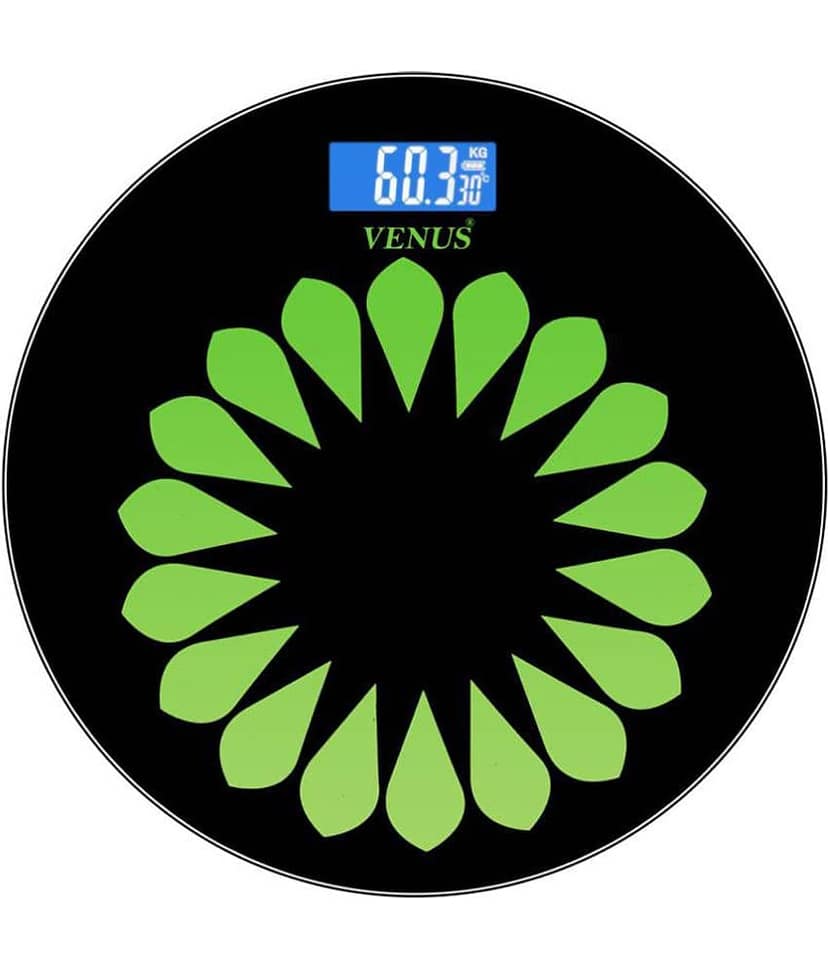 Venus Venus EPS-7299-Black-Digital Electronic Personal Body Health Fitness Check up Weighing Scale EPS-7299-Black Black