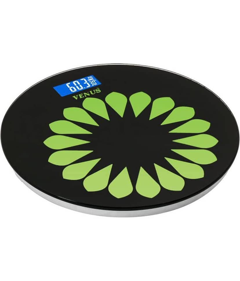 Venus Venus EPS-7299-Black-Digital Electronic Personal Body Health Fitness Check up Weighing Scale EPS-7299-Black Black view 2