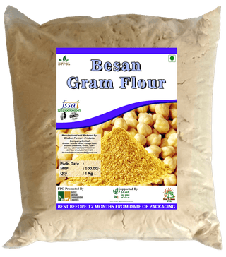 Gram Flour (Besan) | Channa Besan | 1 Kg (pack of 2)